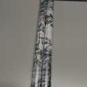 2 x Window Privacy Film with Cutting Grid, Non-Adhesive Stained Glass Window Film Decorative, Static Cling Privacy Window Film (Leaf Rainbow,17.5 X 78.7 inch)