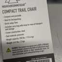 MOUNTAIN SUMMIT GEAR Compact Trail Chair for Camping - Portable and Lightweight Chair for Camping/Hiking/Backpacking