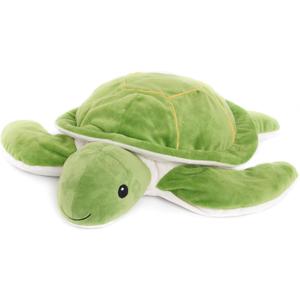Weighted Sea Turtle Plush Toy - 20 Inches, 2.3 lbs, Soft & Removable Weight for Kids and Adults - Embroidered Eyes, Stress Relief & Comfort