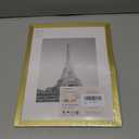 upsimples 11x14 Picture Frame, Display Pictures 8x10 with Mat or 11x14 Without Mat, Wall Hanging Photo Frame, Gold, 1 Pack