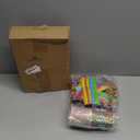 Zonon Cheetah Birthday Decorations Tableware Set Neon Rainbow Leopard Birthday Party Decorations Include Banner, Plates, Napkins, and Tablecloth Etc, for Rainbow Leopard Party Supplies