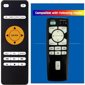 Replacement Remote Control for Infiniti JX35 Rear Entertainment DVD 2013 2014 2015 2016 2017 2018 2019