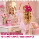 3 x 6 PCS Tinsel Hair Extensions for Girls, Pink Hair Clips for Toddler Girl, Princess Dress up Hair Pieces, Cute Gifts and Costume Hair Accessories Set for Little Princess (Doll-Inspired)