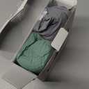 Onacosht Muslin Bassinet Sheets 35" X 20" Compatiable with AMKE 3 in 1 Bassinets, MiClassic, Uiuwoo, Foalom, YADAQE, Milliard and TCBunny Bassinet, 100% Cotton 2 Pack, Grey and Green