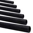 Split-Sleeve Wire Loom for High-Temperature Automotive Harness and Home Cable Management, 25ft - 3/4 inch Braided Cable Management Sleeve Cord Protector, Self-Wrapping Split Wire Loom