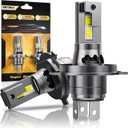 // Bulbs, 1:1 Size Non-Polarity Plug and Play, 6500K Cool White No Adapter Needed Off Road Fog Lights, Pack of 2 (H4/9003)