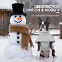 FUAMEY Dog Cold Weather Coats,Dog Winter Jackets for Small Dogs Warm Dogs Coat with Reflective Strips Waterproof Pet Snowsuit Thick Paded Pets Vest for Yorkshire Chihuahua Grey S