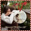 2 x Memorial Jesus Baby Ornaments - Miscarriage Gift Ornament for Loss of Baby, Infant - in Loving Memory Decoraton - Catholic Religious Keepsake, Sympathy Home Decor for Christians Mom & Dad