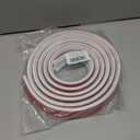 Peel and Stick Accent Wall Molding, 9.8FT x 1.57IN Self-Adhesive Chair Rail Trim for Interior Decoration (Primed White)