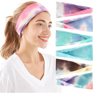 OFFTESTY 6 Pack Headbands for Women Non Slip Boho Womens Headbands, Stretchy Sweatbands Yoga Workout Sport Running Hair Bands for Women's Hair