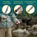 SF SF-005MP Fly Fishing Rod Advance Multi-Purpose Freshwater Fly Rod IM8 Carbon Fiber with Carrying Tube and Extra Rod Tip Section Medium-Fast Action