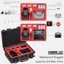 STARTRC Waterproof Hard Carrying Case for DJI Mini 3/4 Pro Fly More Combo, Travel Case for DJI Mini 3 Drone, RC2/RC-N3 Controller,7 Batteries, Other Accessories