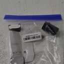 Mega Handles Floor Door Stopper, Black Stopper Quickly Installed Wall Protector, Wall Protectors from Door Knobs, Floor Door Stop with Mounting Hardware Included - Matte Black - 2 Inch