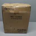 AWTATOS Cube Storage Organizer Storage 12 Cube Bookshelf DIY Plastic Closet Clothes Storage Shelves with Wooden Mallet, Stackable Storage Solution for Home, Bedroom, White