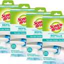 Scotch-Brite Disposable Toilet Scrubber Refills, Removes Rust & Hard Water Stains, 48 Disposable Refills (12 Count (Pack of 4))