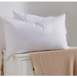Bafode Goose Feather Pillows, Bed Pillows, King Size Set of 2, Hotel Pillow for Sleeping,Soft Down Alternative Pillows 20x36 (Classic White)