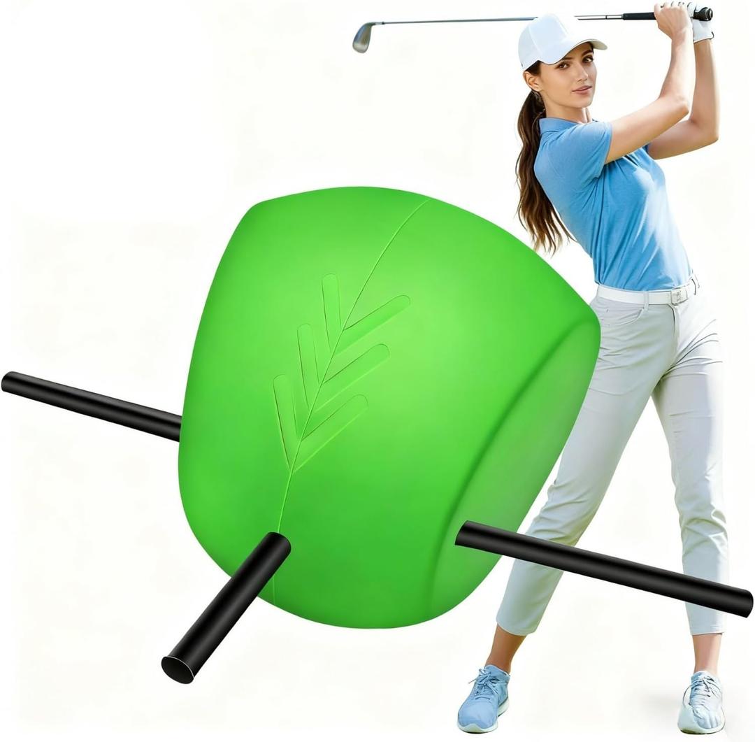 The Connector Golf Training Aid, Golf Swing Trainer for Posture Correction Practice, Golf Swing Training Aid (Green)