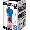 Better Blender Turbo Power USB Rechargeable 16 Oz