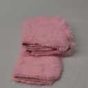 Microfiber Bathroom Rug Sets 3 Piece, Non Slip Contour Mat Toilet Lid Cover and Bath Rug Mats Shower Mats for Bathroom Tub Toilet (Pink)