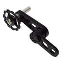 Coherny Single Speed Bike Chain Tensioner Lightweight Aluminum Alloy Bicycle Replacement Accessories (Black)