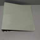 SUNEE 3 Ring Binder 3 Inch 1 Pack, Clear View Binder Three Ring PVC-Free (Fit 8.5x11 Inches) for School or Office Supplies, Sage Green