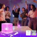 Ocean Wave Projector Light,16 Colors Water Ripple Romantic Ambient Lighting Northern Lights Projector with Remote for Bed Room Decor Meditation Relaxation Night Lights