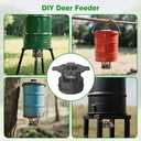 Deer Feeder Kit,Motor and Timer Kit with Programmable Digital Timer,Up to 4 Feed Time,Easy to Install for Hunting Game Feeder,Batteries Not Included