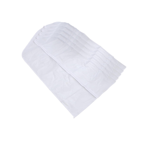 6pcs Transparent Wardrobe Covers with Zipper Peva Dustproof Clothes Bags for Home Closet Hanging Garment Protection