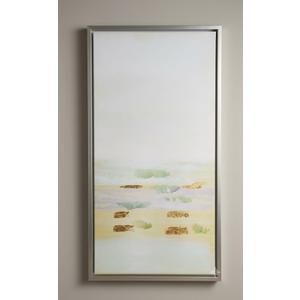Silver Framed Wall Abstract Art 

size 36*19 inch