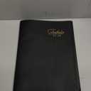 2025-2026 Planner - Business Planner 25-26, 3-Tier Schedule Planning Notepad, 2025 - 2026, Appointment Book, 8.74" x 11.38", 60 Minutes Intervals + Leather Cover + Monthly Tabs + Pocket - Black