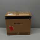 KKTONER PU Leather Round Rolling Stool with Foot Rest Swivel Height Adjustment Spa Drafting Salon Tattoo Work Office Massage Stools Task Chair Small (Black)