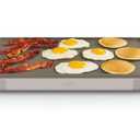 bella 10" x 20" Electric Griddle with EverGood™ Ceramic Nonstick Coating, Removable Temperature Probe, Dishwasher-Safe Drip Tray & Cool Touch Handles, Cook up to 10 Eggs, 1500 Watt, Oatmilk