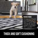 GORILLA GRIP Felt with Rubber Stay in Place Slip Resistant Rug Pad, 1/4 inch Thick, 8x10 FT Protective Padding Under Area Rugs, Cushioned Gripper Pads, Carpet Runners, Hardwood Floors Protection