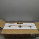 Bathroom Vanity Light Fixtures: 3-Lights Vintage Bathroom Lights Over Mirror with Ribbed Green Tulip Glass Shade - 22.4 inch Brushed Gold Wall Sconce Bath Lighting