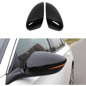 Rifoda Full Coverage Side rearview mirror cover decoration trims fit for Honda 10th 11th Gen accord 2018 2019 2020 2021 2022 2023 2024 2025 ABS plastic Exterior Accessories 2PCS (Bright Black)