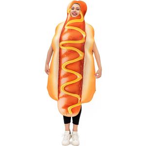 Seasons Halloween Hot Dog Costumes for Adult, One Size Fits Most