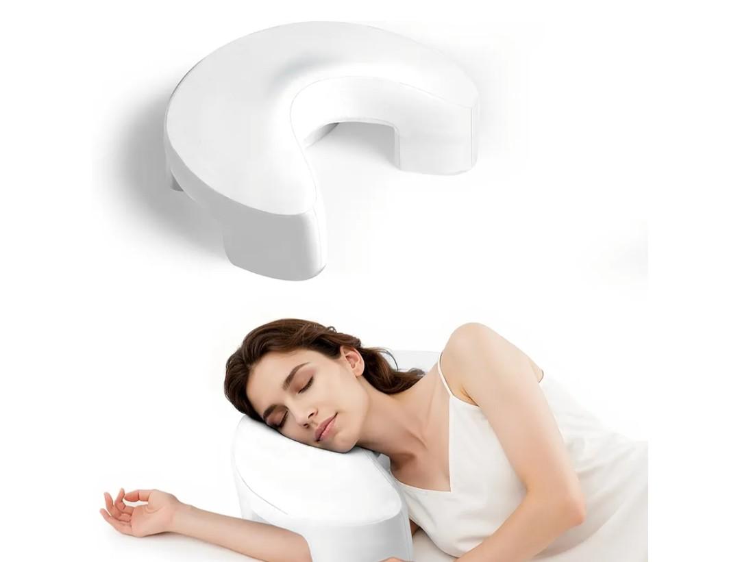 Breathe Easy Face Down Pillow Premium Adjustable Cradle Providing Superior Comfort. Best for Prone FaceDown Resting, as a Home Massage Headrest, or Contoured PostEye Surgery Support