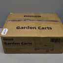 SYNCFUN Collapsible Wagon Cart Foldable 300lbs, Portable Rolling Shopping Carts on Wheels, All Terrain Folding Sport Beach Wagons for Sand, Heavy Duty Utility Cart for Groceries Fishing, Red