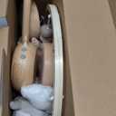 The Peanutshell Crib Mobile for Boys or Girls - Wooden Musical Baby Crib Mobile with 12 Lullabies, Jungle Animal, Baby Mobile Crib Safari Serenity Nursery Decor