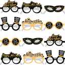 KatchOn, 2026 Glasses New Years Eve - Pack of 12 | New Years Eve Party Supplies 2026 | New Years Eve Glasses for NYE Party Favors 2026, Happy New Years Decorations 2026 | NYE Decorations 2026 (Fireworks)