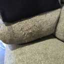 Lexicon Manual Recliner Sofa Chair, Home Theater Seating, Wall Hugger Manual Reclining Nursery Chair for Bedroom/Living Room/Office/Apartment, Oatmeal Textured Fabric