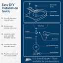 Bio Bidet DLS Premium Heated Bidet Seat, Warm Water & Air Dryer, Auto Open and Slow Close Lid, Elongated