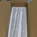 Lovdeco Carrara 1" X 12" Marble Quarter Round Tile Liner, Edge Trim Molding for Shower and Backsplash, Bullnose Tile Trim Polished, 6 Pcs/Box