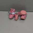 Dog Shoes for Small Dogs, Waterproof Dog Boots Paw Protector for Hot Pavement Winter Snow, Dog Booties with Reflective Strips Rugged Anti-Slip Sole for Hardwood Floors Outdoor Walking Pink Size 3 (#3 (Width 1.49 inch) for 11.0-16.5 lbs)