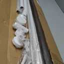 MEXAU 2 Pack White Tension Curtain Rods 41-146 In Extra Long Outdoor Patio Curtain Rods No Drilling Adjustable Heavy Duty Tension Rods for Windows Bathroom Living Room Curtains, Rod Diameter 1.26In