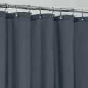 ALYVIA SPRING Extra Long Fabric Shower Curtain Liner Waterproof - 72" x 84", Soft & Lightweight XL Shower Curtain with 3 Magnets, Machine Washable - 72x84, Stone Blue