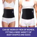 Everyday Medical Abdominal Binder Post Surgery - Healing and Reduce Swelling After C-Section, Abdomen Surgeries, Tummy Tuck, Bladder & Gastric Bypass Belly Girdle S/M