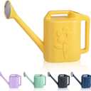 2.8L Watering Can for Indoor Plants, Garden Watering Cans for Outdoor Plant House Flower, Modern Plant Watering Can Large Long Spout with Sprinkler Head