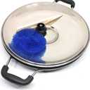 Non Stick Appam Maker 12 Cavity Appam Patra Pan with 2 Side Handle And Stainless Steel Lid