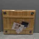 Joy&Grace Appliance Slider for Kitchen Appliances 360 Rolling Sliding Tray for Coffee Maker Countertop, Bamboo Coffee Pot Slider Rolling Tray (Natural, Large 16"x13")